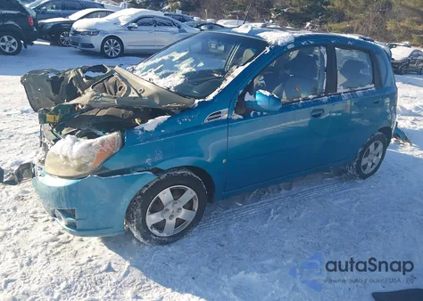 2009 Pontiac G3 z USA, uszkodzony, nr VIN KL2TD66E99B600740